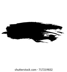 Ink vector brush stroke. Vector illustration. Grunge hand drawn watercolor texture. Space for text.