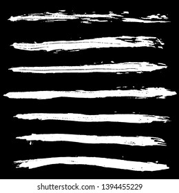 Ink vector brush strokes background. Vector illustration. Grunge texture.