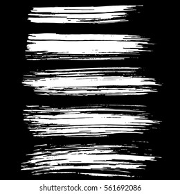 Ink vector brush strokes background. Vector illustration. Grunge texture.