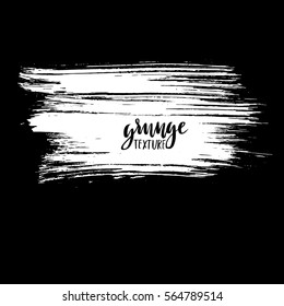 Ink vector brush strokes background. Vector illustration. Grunge texture.