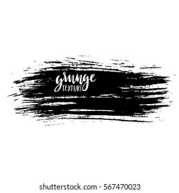 Ink vector brush strokes background. Vector illustration. Grunge texture.