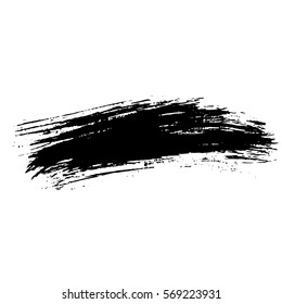 Ink vector brush strokes background. Vector illustration. Grunge texture.