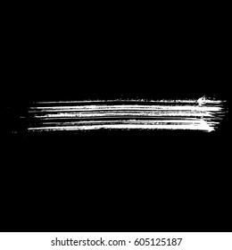 Ink vector brush strokes. Vector illustration. Grunge hand drawn watercolor texture.