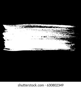 Ink vector brush strokes. Vector illustration. Grunge hand drawn watercolor texture.
