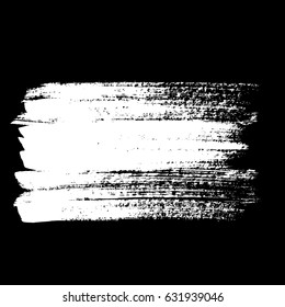 Ink vector brush strokes. Vector illustration. Grunge hand drawn watercolor texture