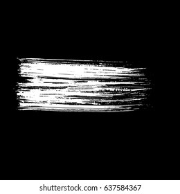 Ink vector brush strokes. Vector illustration. Grunge hand drawn watercolor texture.