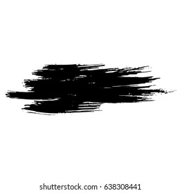 Ink vector brush strokes. Vector illustration. Grunge hand drawn watercolor texture. Space for text.