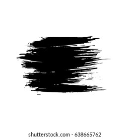Ink vector brush strokes. Vector illustration. Grunge hand drawn watercolor texture. Space for text.