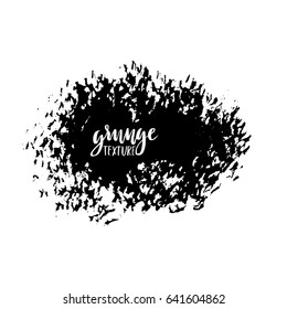 Ink vector brush strokes. Vector illustration. Grunge hand drawn watercolor texture. Space for text.