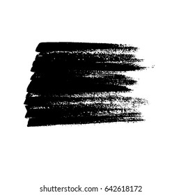 Ink vector brush strokes. Vector illustration. Grunge hand drawn watercolor texture. Space for text.