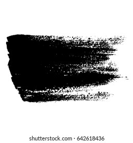 Ink vector brush strokes. Vector illustration. Grunge hand drawn watercolor texture. Space for text.