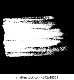 Ink vector brush strokes. Vector illustration. Grunge hand drawn watercolor texture. Space for text.