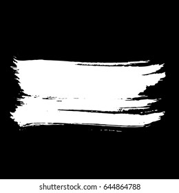 Ink vector brush strokes. Vector illustration. Grunge hand drawn watercolor texture. Space for text.