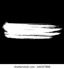 Ink vector brush strokes. Vector illustration. Grunge hand drawn watercolor texture. Space for text.