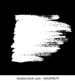Ink vector brush strokes. Vector illustration. Grunge hand drawn watercolor texture. Space for text.
