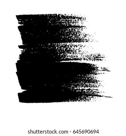 Ink vector brush strokes. Vector illustration. Grunge hand drawn watercolor texture. Space for text.