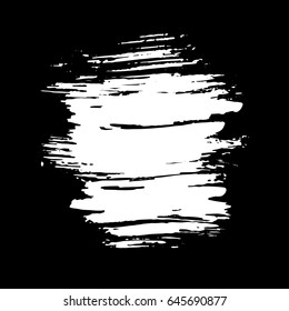 Ink vector brush strokes. Vector illustration. Grunge hand drawn watercolor texture. Space for text.