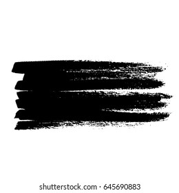 Ink vector brush strokes. Vector illustration. Grunge hand drawn watercolor texture. Space for text.