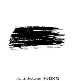 Ink vector brush strokes. Vector illustration. Grunge hand drawn watercolor texture. Space for text.