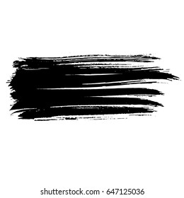 Ink vector brush strokes. Vector illustration. Grunge hand drawn watercolor texture. Space for text.