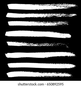 Ink vector brush strokes. Vector illustration. Grunge hand drawn watercolor texture.