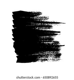 Ink vector brush strokes. Vector illustration. Grunge hand drawn watercolor texture. Space for text.