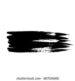 Ink vector brush strokes. Vector illustration. Grunge hand drawn watercolor texture. Space for text.