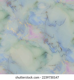 Ink Vector Canvas. Blue Art Paint. Gold Marble Background. Geode Seamless Texture. Copper Water Color. Marble Alcohol Ink. Green Seamless Watercolor. Modern Abstract Painting. Pink White Background.