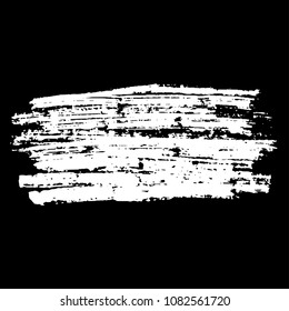 Ink vector chalk stroke. Vector illustration. Grunge hand drawn distressed texture. Space for text.