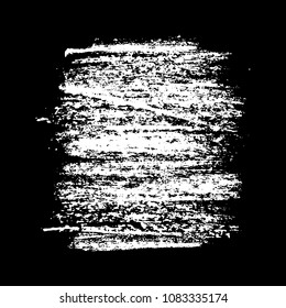 Ink vector chalk stroke. Vector illustration. Grunge hand drawn distressed texture. Space for text.