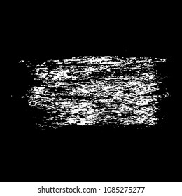 Ink vector chalk stroke. Vector illustration. Grunge hand drawn distressed texture. Space for text.