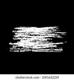 Ink vector chalk stroke. Vector illustration. Grunge hand drawn distressed texture. Space for text.