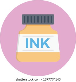 ink vector colour flat icon