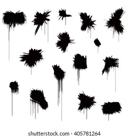 Ink Vector Drips  