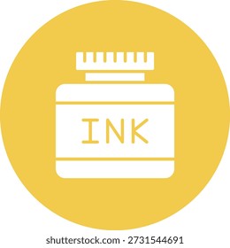 Icono de Vector de tinta. Se puede utilizar para aplicaciones de impresión, móviles y de Web.
