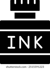 Ink Vector Icon Design Illustration