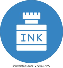 Ilustración de diseño de icono de Vector de tinta