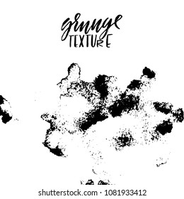 Ink vector splash. Vector illustration. Grunge hand drawn watercolor texture.