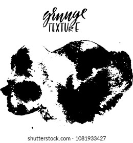 Ink vector splash. Vector illustration. Grunge hand drawn watercolor texture.