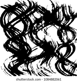 Ink vector splash. Vector illustration. Grunge hand drawn watercolor texture.