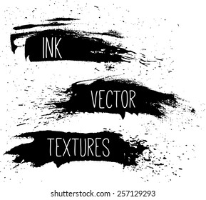 Ink Vector texture set.