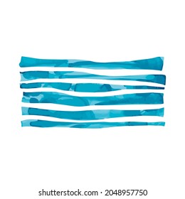 Elemento de onda de gota de agua de tinta