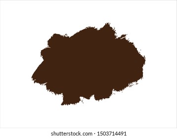 ink watercolor background brown vector