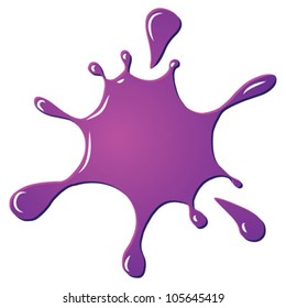 inkblot violet vector