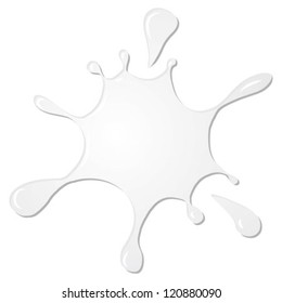 inkblot white vector