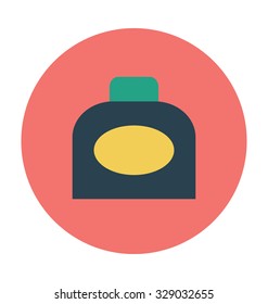 
Inkpot Colored Vector Illustration
