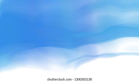 Inkscape. Vector illustration of a colorful fluid curves smoothly flowing into each other. Liquid color background with diffusion gradients. Multicolored wavy wallpaper in pastel tone.