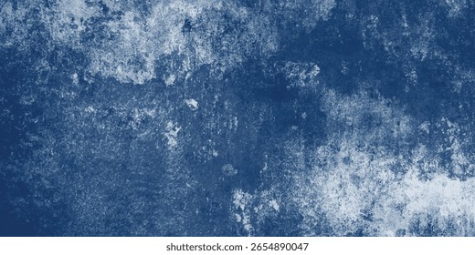 Farbspritzer blauer Leinwandhintergrund mit einem gestressten Vintage-Texturgefühl

