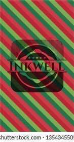Inkwell christmas badge.