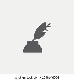 Inkwell Flat Icon